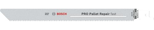 Bosch 100x PRO Pallet S1122HFR Repair fast Säbelsägeblatt (für Stahl, Holz mit Nägeln, Länge 225 mm, Professional Zubehör Säbelsäge)