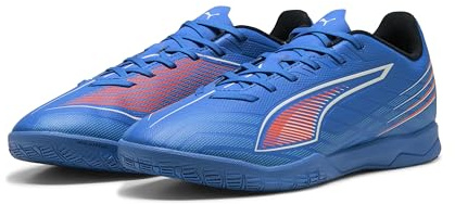 PUMA Unisex Ultra 6 Play It Fußballschuh, Ultra Blau PUMA Weiß Leuchtend Rot, 43 EU