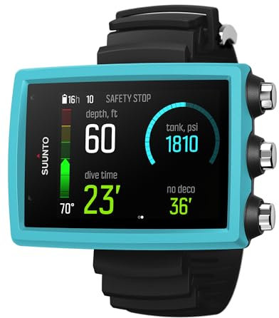 SUUNTO Dive EON Core Orologio Subacqueo Digitale con Display Colori Facile Lettura, Impermeabile 80m, Computer Subacquei con Funzioni di Allarme, Cronometro, Meteo, Bussola, Batteria Ricaricabile