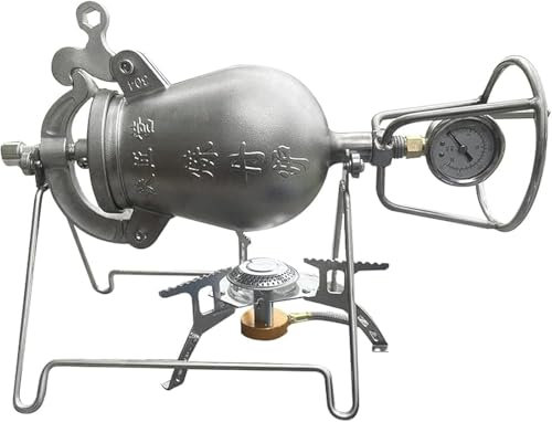 Hot Air Popcorn Machine, Chinese Vintage Traditional Popcorn Maker,Stainless Steel Popcorn Popper, Family Friends Gathering Outdoor Entertainment(720ml)