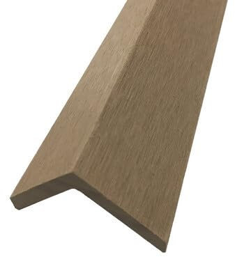 OOGarden - Lame finition terrasse composite 240cm - couleur teck