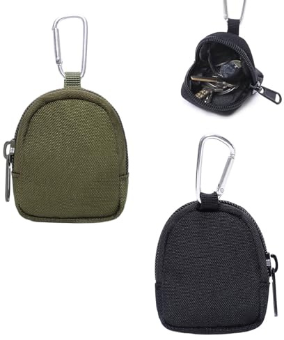2 Stück Münzgeldbörse,Coin Purse Mit Reißverschluss,Mini Rucksack Schlüsselanhänger,Autoschlüssel Tasche & Schlüsselanhänger Tasche,Mini Geldbeutel,Für Kopfhörer,Datenkabel Und Schlüssel Aufbewahren