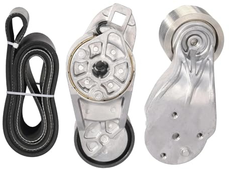 Tensor de Correa Compatible Con Accesorios De Excavadora Volvo D13, Piezas Repuesto, Juego Tensores Ventilador Ranuras (21714847, 20582558 Y 20582557) tensor correa