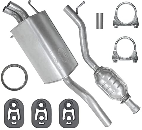 POLMOstrow Auspuff Endtopf für Mercedes C C180 C200 C230 W203 S203 1.8 2.0 Stufenheck, Kombi 2000-2007