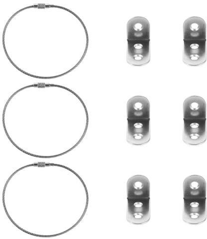 UPKOCH 3juegos Dispositivo Antivuelco Para Muebles Infantiles Anclajes Prueba Muebles Anclajes De Seguridad Para Armarios Fijaciones Antivuelco Para Estanterías Dormitorio Infantil