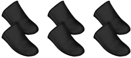 Lot de 3 paires de couvre-orteils en néoprène pour homme et femme - Pour cyclisme, course à pied, randonnée, bains de glace, sports nautiques