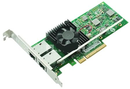 X540-T2 X540 Chipset PCIe x8 Dual Copper RJ45 10Gbps Puerto Tarjeta de Red Ethernet Compatible