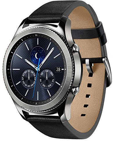 Samsung Gear S3 Classic Smartwatch, Display 1.3 SAMOLED, Memoria Interna 4 GB, 768 MB RAM, Argento