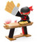 Jakks Pacific 150234 Ninja Electronic, Skill and Action, Fun Zapping Hand Slap Game, Lightning Fast Reaction, Multi