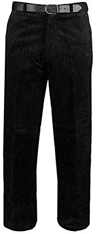 Style Spot Mens Corduroy Cotton Cord Trouser | Formal Pants with Pockets & Free Belt | Size 30-50