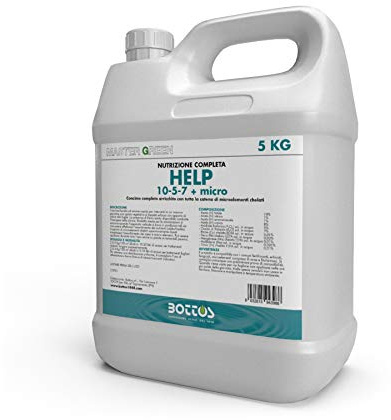 Bottos Help 10-5-7 + Micro 5 kg, Engrais Gazon