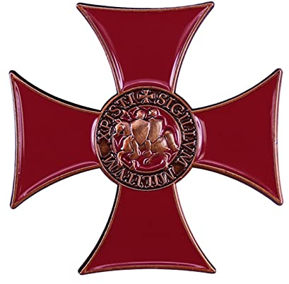 hcma Sigillum Militum Rotes Kreuz Abzeichen Tempelritter Kreuzritter Salomonen Tempel Anstecknadel