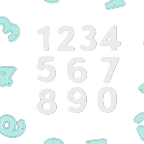 Craftelier - Set of 10 Number Cutting Dies of approx. 2 cm for Cutting Paper, Card or 2 mm EVA foam | Compatible with Various Models of Die Cutting Machines