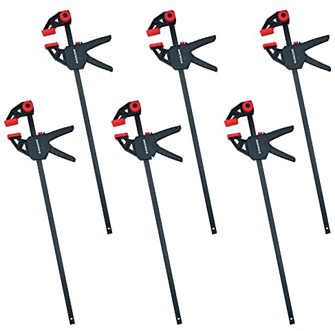 24” Quick Grip Rapid Ratchet Vice Bar Clamps Holder Spreader Speed Clamp 6pc
