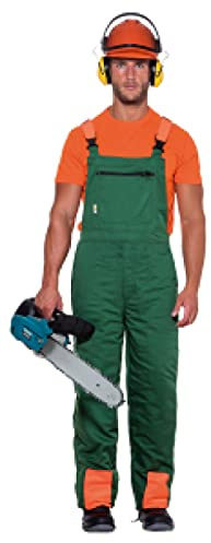 Salopettorina Combinaison de travail protection coupe tronçonneuse anti-coupures Vert Taille S