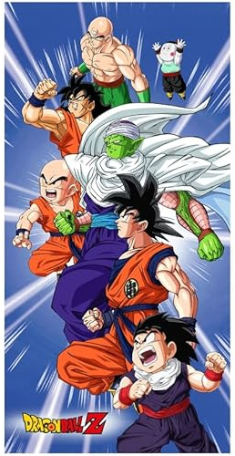 Strandtuch oder Badetuch Dragon Ball Z (Handtuch Dragon Ball in Blau)