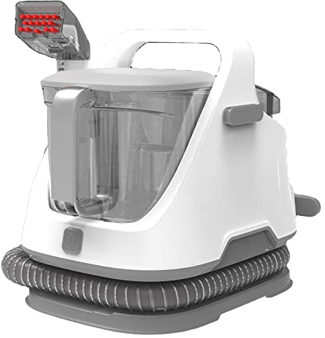 FUNNYBSG Máquina limpiadora de alfombras, aspiradoras pequeñas, Tanque de Agua Sucia de 1,2 l Limpio 1,4 l Cable de 5 m 650 w succión 14 kpa, para el hogar/Oficina/Mascota/Coche/Pelo, etc.,B