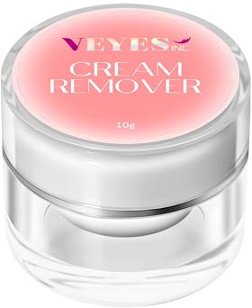 VEYES INC Cream Lash Remover for Lash Extensions 10g Low Irritation Eyelash Glue Remover Supplies for Lash es Techs Peach