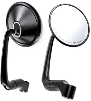 Motorrad Lenkerendenspiegel Für Royal Für Enfield Für Interceptor Für 650 Für Svartpilen Für 401 Für Z900RS Universal Motorrad Rückansicht Rückspiegel Motorrad Rückspiegel