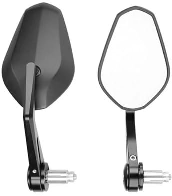 Motorradspiegel-Set Für SUZUKI GS 500 SV 650 Für Bandit GSF 650 Dl 650 Motorrad Lenkerendenspiegel Universal Rückspiegel 7/8 22 Mm(Quadratischer Spiegel)