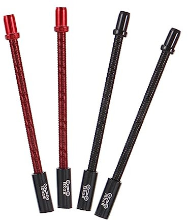 Milisten 4pcs Flexible Elbow Inner Tube for Bike Brakes Corrosion Noodles Cable for Smooth Performance Suitable for Road and Mountain Biking