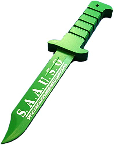 Animationens trägvärd spelar en roll som vapen och tillbehör, den korta kniven i bambu, Bokken, Katana-Green||37CM