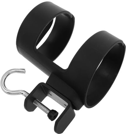 TOPPERFUN Soporte para Tazas Ajustable con Gancho para Escritorio Portavasos Antideslizante y Organizador De Bebidas para y Escuela Diseño Práctico y