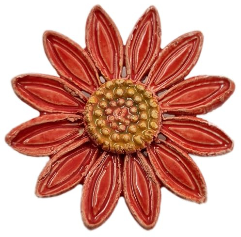 Generisch Keramik Blumen (Sonnenhut, rot)