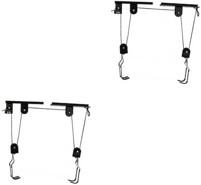 JOINPAYA 2sets Bike Ceiling Rack Bike Hoists for Garage Wall Rack Ceiling Storage Hangers