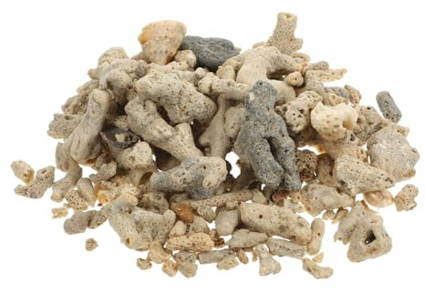 ibasenice 1bolsa Arena De De Coral para Acuario Filtro para Peceras Paisaje De Forma y Aleatorios Adorno De Piedra Filtrante
