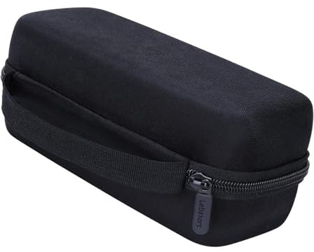 FashionCha Estuche rígido de Juguete con Cierre, Ideal para Almacenamiento y Transporte de Accesorios, Negro