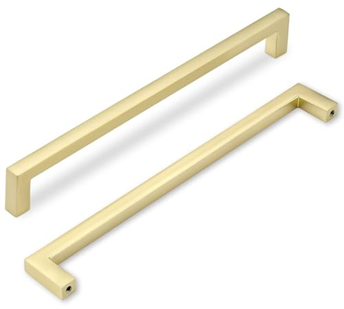 SYZOW 6 Stück möbelgriffe gold Schrankgriffe, Zinklegierung, 160mm Lochabstand, Küchenschränke, Möbelgriffe