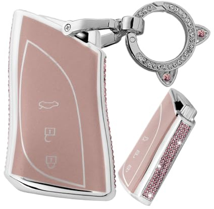 WUZUTU Keyless Go - Custodia per chiavi dell'auto, compatibile con Lexus UX250 UX300h ES350 UX200 UX250h ES200 ES300h ES350 US200 LBX portachiavi