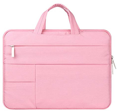 Housse Ordinateur Portable Antichoc Pochette Sacoche Compatible avec Ultrabooks Et Netbooks, 12 Pouces, Pink