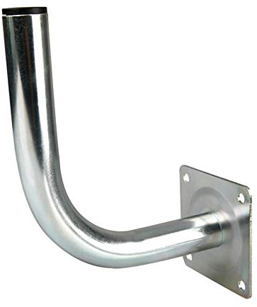 Wessper 20cm Balkon-Ausleger Stahl Geländer Balkon-Halterung für Satelliten-Schüssel SAT-Antenne Wand-Halter