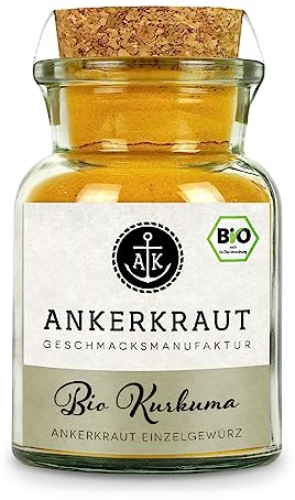 Ankerkraut, Bio Kurkuma, 85g im Korkenglas, Kurkuma-Pulver BIO kaufen