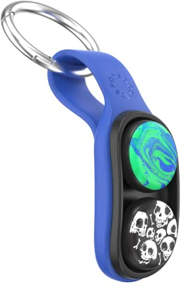 PopSockets: PopPuck, Trickmagnet och Fidget Toy med Två Magnetiska Puckar Ingår, Blue Jar