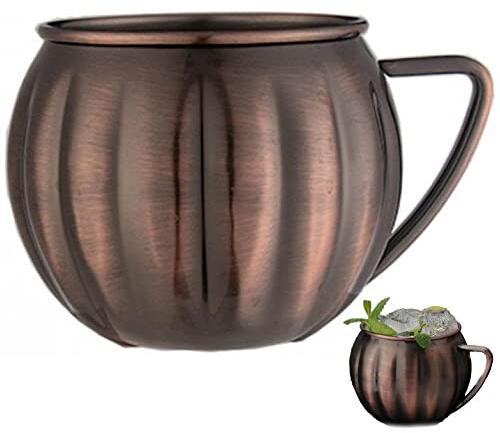 Wudaizhi 700 Ml Kürbis Kupferbecher Metallbecher Tasse Edelstahl Bier Wein Kaffee Kaffee Tasse