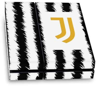 Head Case Designs Offizielle Juventus Football Club Home 2023/24 Match Kit Vinyl Haut Gaming Aufkleber Abziehbild Abdeckung kompatibel mit Sony PlayStation 4 PS4 Console