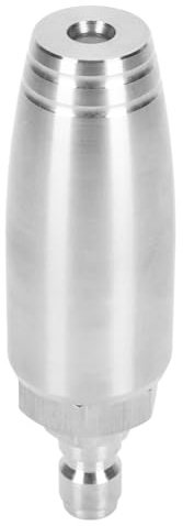 Buse Rotative Haute Pression Turbo en Acier Inoxydable - Kit D'embouts de Pulvérisation - 350 Bars avec Connecteur Rapide 1/4 pour Nettoyeur