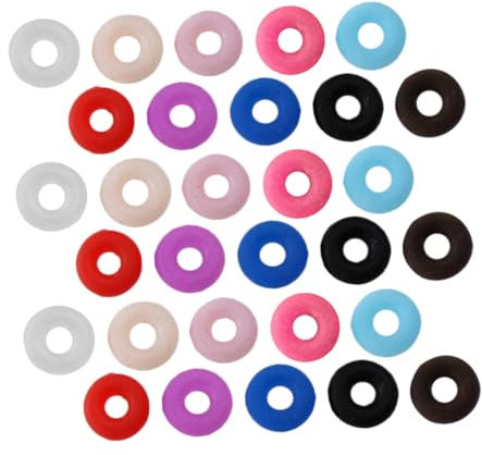 LIFKOME 100pezzi Bracciali Fatti Mano Di Anelli Antiscivolo Per Creazione Di Gioielli Accessori Per Bracciali e Collane Facili Da Usare e Trasportare