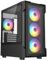 PC Gaming Case, mATX Micro ATX Tower Case With 4 x 120mm Addressable ARGB Fans, Tempered Glass Panels (Black)