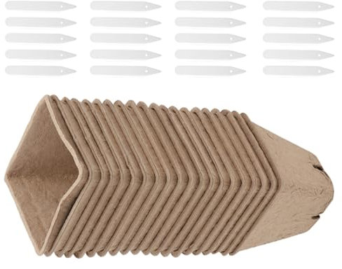 KONTONTY 1 Satz Von Gartenerde Anzuchttöpfe Biologisch Gartenarbeit Töpfe Starter Töpfe Für Blumen Kleine Setzlinge Gemüse