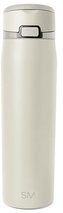 Simple Modern Mesa Loop Trinkflasche mit Strohhalm | Becherhalterfreundliche isolierte Edelstahlflasche für Reisen, Sport und Schule | 710ml | Cashew | Mesa Loop Isolierte Wasserflasche für Schule, Sport, Reise - Auslaufsicher, Edelstahl - Cashew