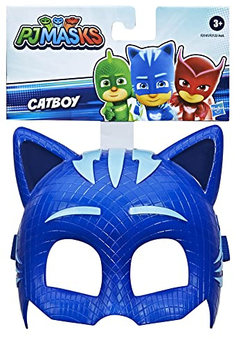 PJ Masks Máscara de héroe (Catboy) Juguete Preescolar, máscara de Disfraz para niños a Partir de 3 años
