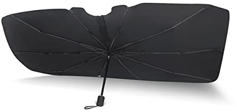ATopoler Car Windshield Sun Shade Umbrella 360° Rotation Foldable Front Windscreen Sun Shade Protector 57x31 Inch Universal Windshield Sunshade Umbrella Block Cover for Cars Trucks SUVs