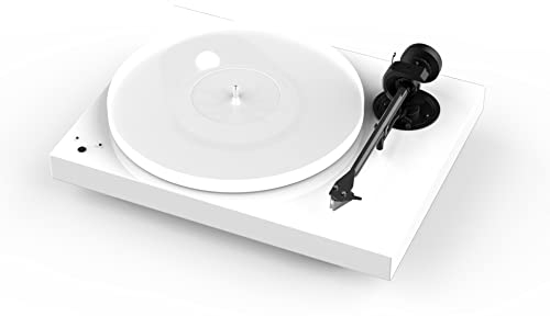Pro-Ject X1 B, True Balanced Plattenspieler mit elektronischer Geschwindigkeitsumschaltung, Carbon Tonarm und Acrylplattenteller, inkl. Pick it S2 MM, Hochglanz Weiß
