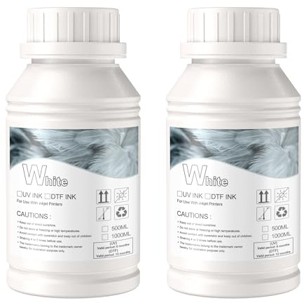PLK DTF-Tinte für Transferfolie für DTF-Druck Transferfoliendrucker (250 ml*2)