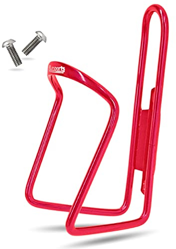 Hilo Sports Flaschenhalter Fahrrad - [Inkl. 2 Schrauben] - Rostfreie Getränkehalter Fahrrad - Aluminium Fahrrad Trinkflaschenhalterung mit Farbauswahl