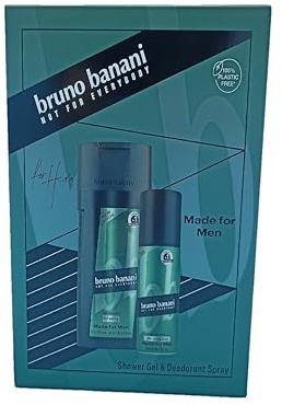 Bruno Banani Made for Men (1x Deodorant Spray 150 ml + 1x Shower Gel 250 ml)